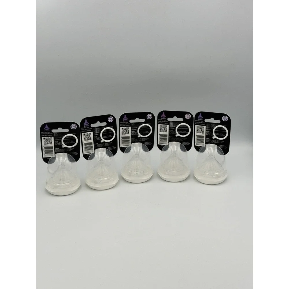 Joovy Boob Bottle Nipples Extra Fast Flow 6M+ Lot of 5 Packs BPA PVC Free